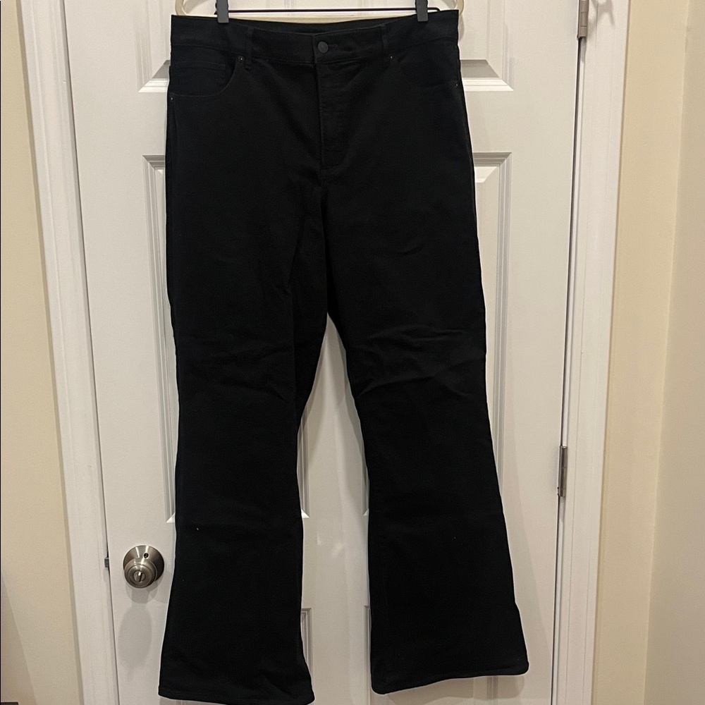Express high rise curvy flared jeans